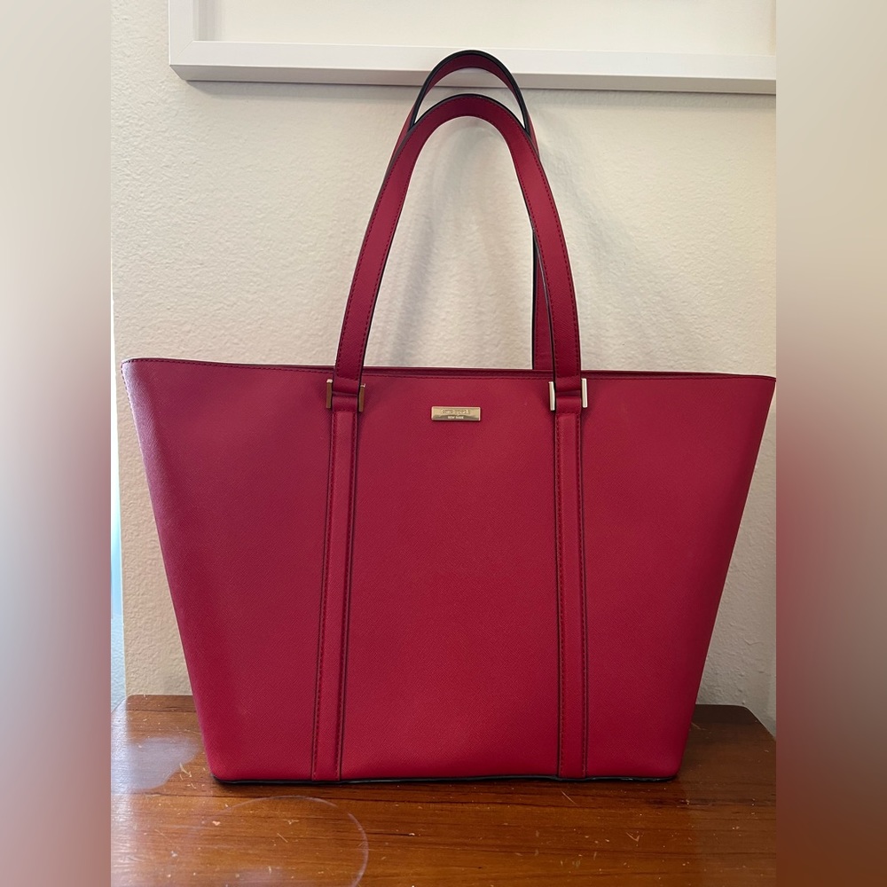 Kate Spade Red Tote Bag